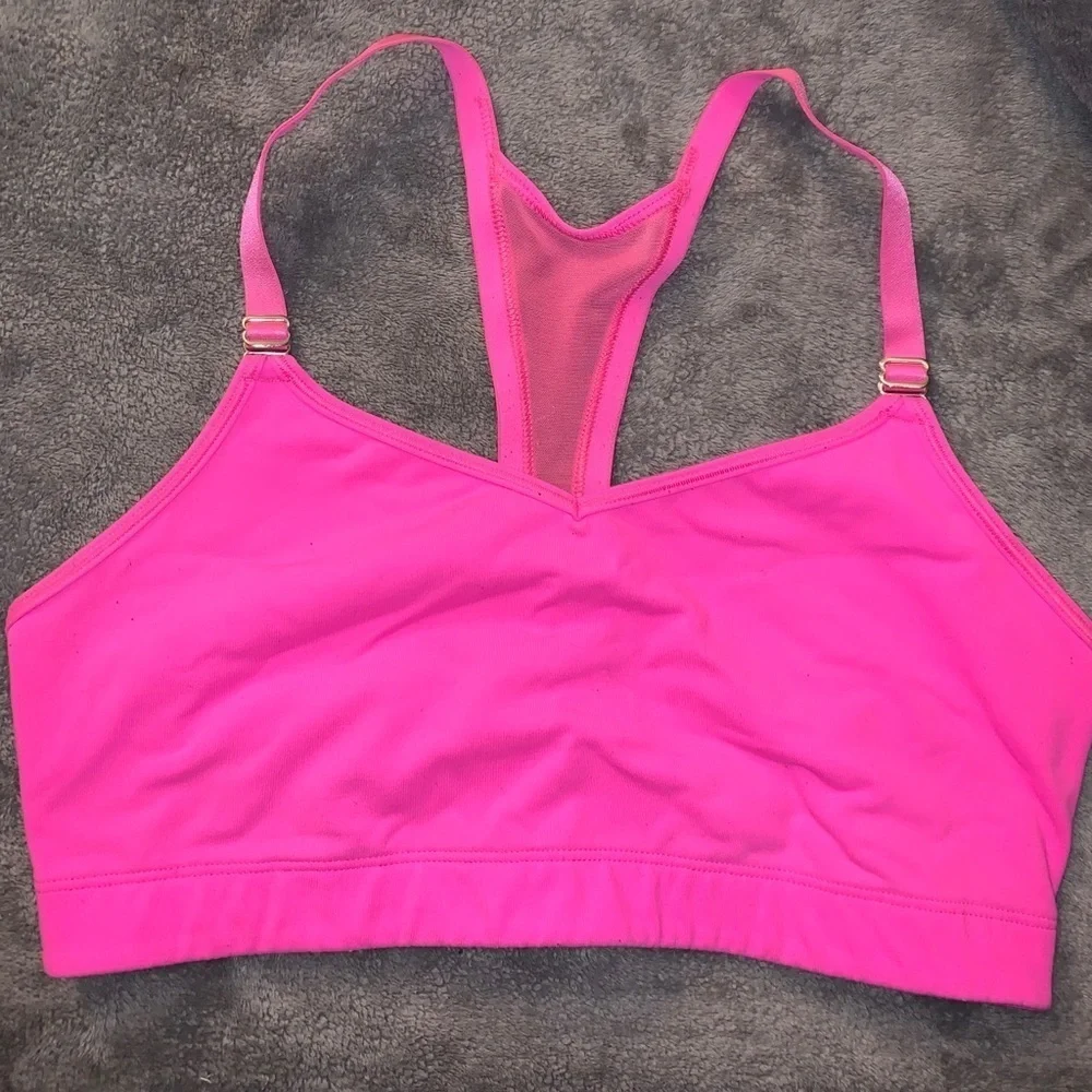 Victoria’s Secret VSX Sport The Player Cami Sports Bra Bright Pink